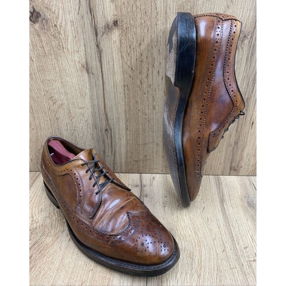 Ralph Lauren Marlow Cordovan Wingtip Brogue Dress Shoes Mens 9 D Brown 815121982 main image 11